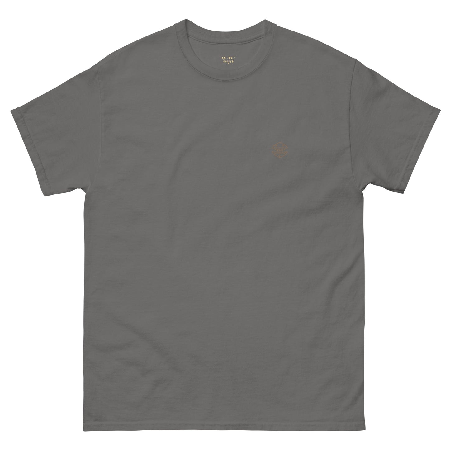 Unisex cotton t-shirt featuring WanderWest Western Logo, ideal for streetwear.