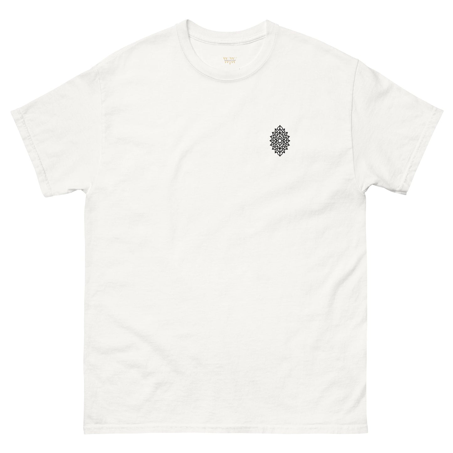 Manadala Unisex classic tee, 100% cotton, structured design, trendy streetwear style
