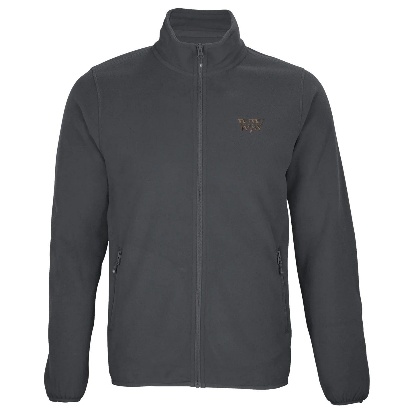 Discover the WanderWest Smokehouse Fleece in Charcoal Grey, crafted from recycled polyester for eco-friendly warmth and comfort. Perfect for outdoor adventures.