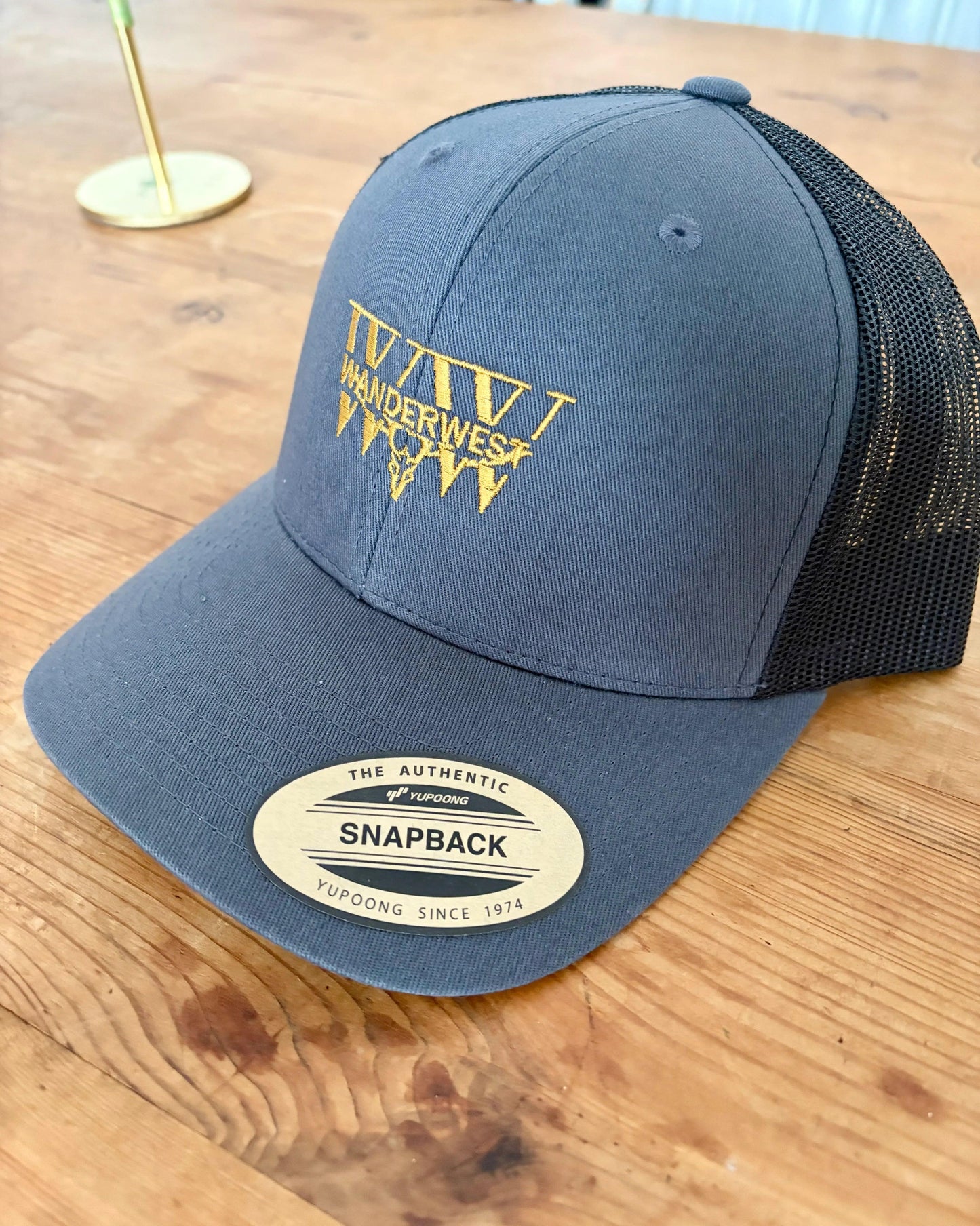 WanderWest Smokehouse Trucker – Charcoal/Black - WanderWest