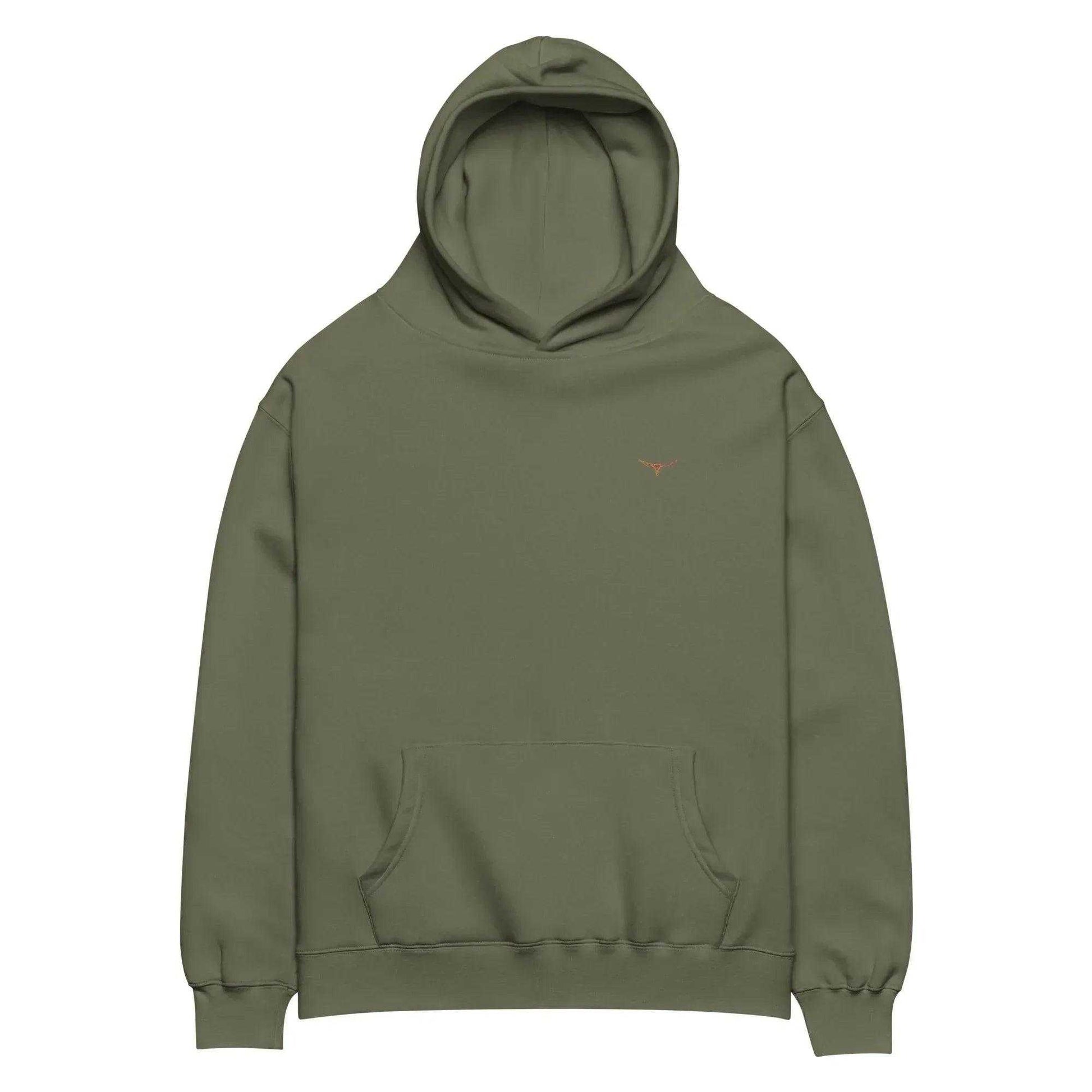 Longhorn Frontier Trail Oversized Hoodie – Cypress - WanderWest