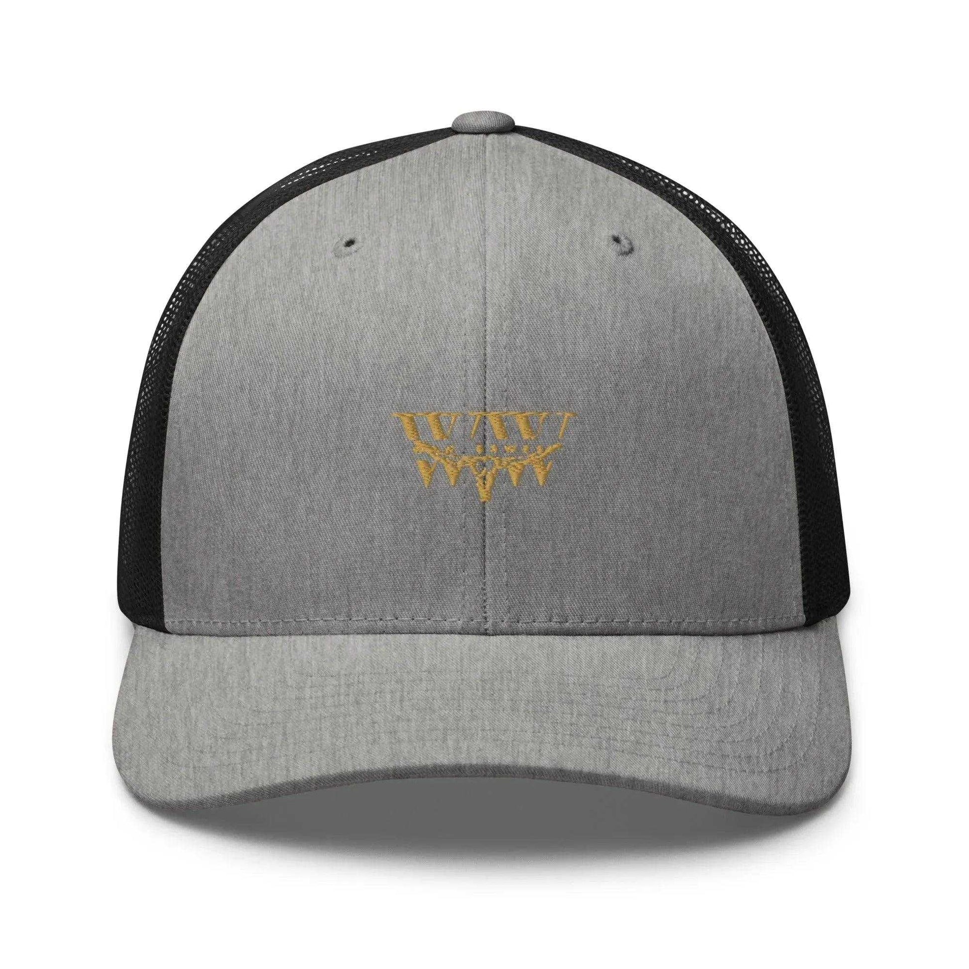 WanderWest Ashwood Pines Trucker – Heather/Black - WanderWest