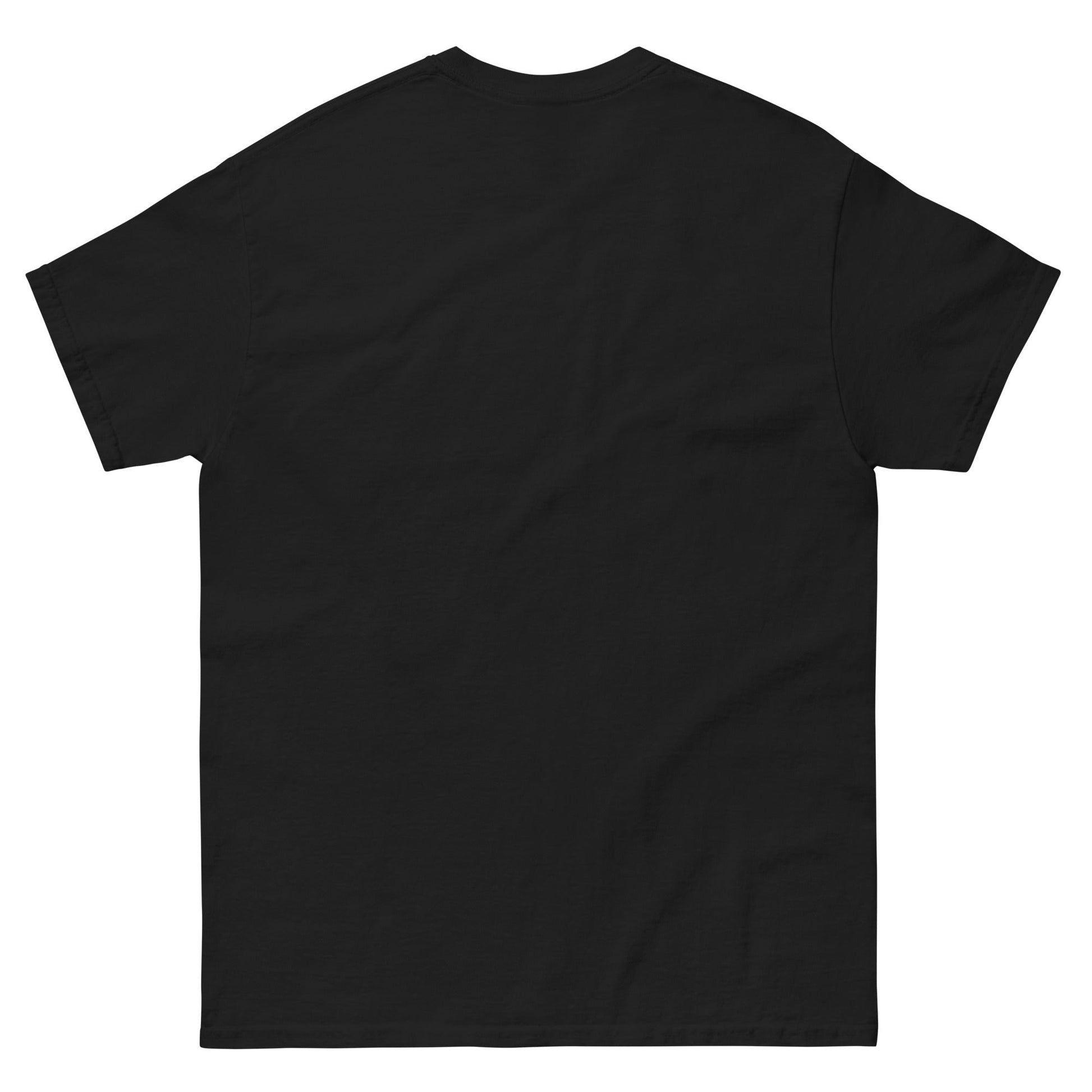 Black Bull Horn Unisex classic tee made of 100% cotton, featuring a structured fit and sharp edges.