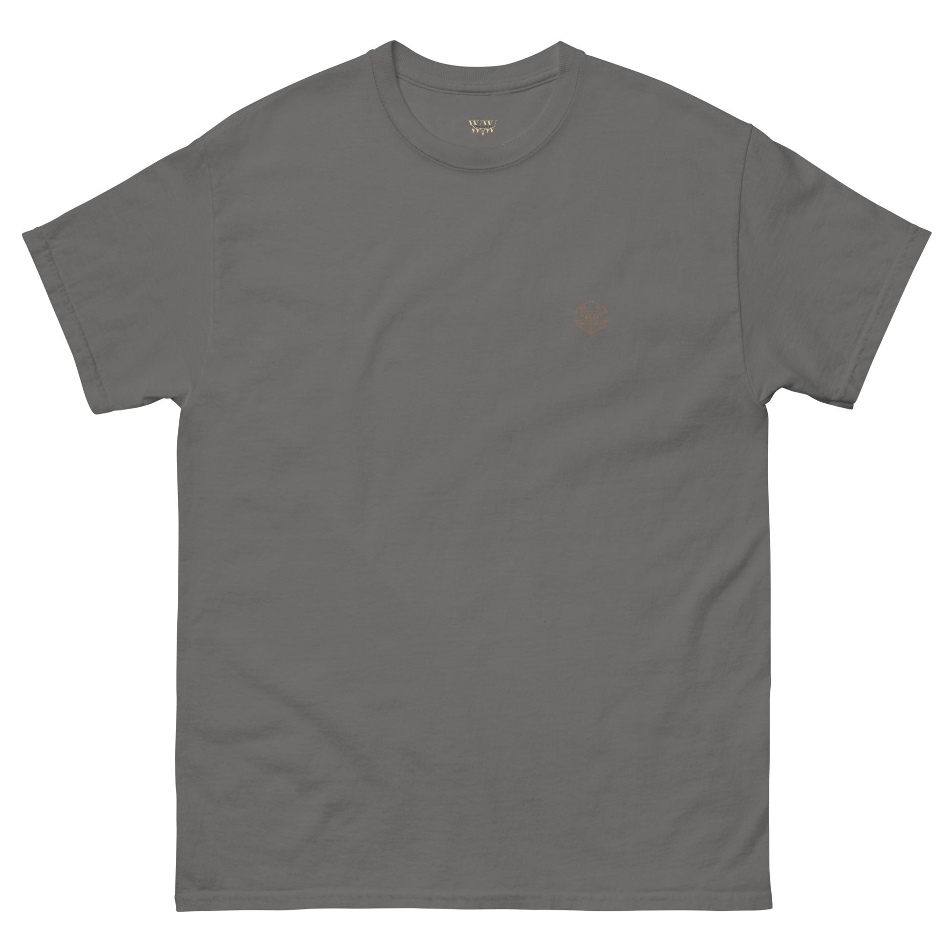 Unisex cotton t-shirt featuring WanderWest Western Logo, ideal for streetwear.