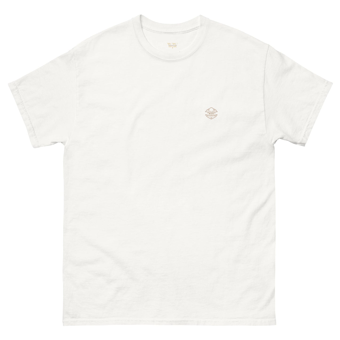 WanderWest Western Logo unisex cotton tee with minimalist design.